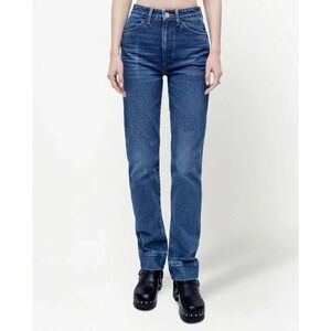 NWT RE/DONE‎ Levi's 70's Straight-Leg Mid-Rise Jeans Size 29 River Blue
